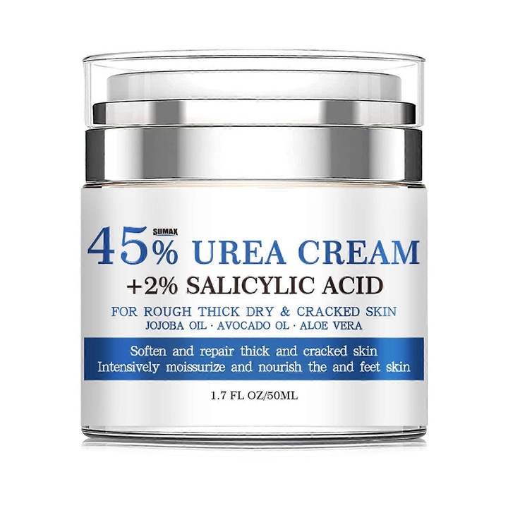 Crema cu Uree pentru Picioare si Maini, Reparare Crapaturi si Exfoliere