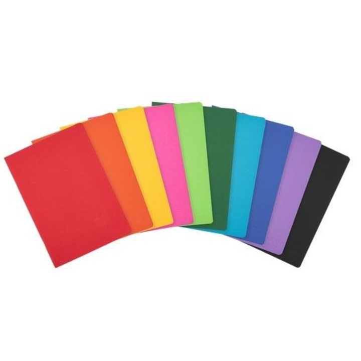 HERLITZ A4 füzetkészlet, 60 lapos, margós vonalas, 5 darab, többszínű