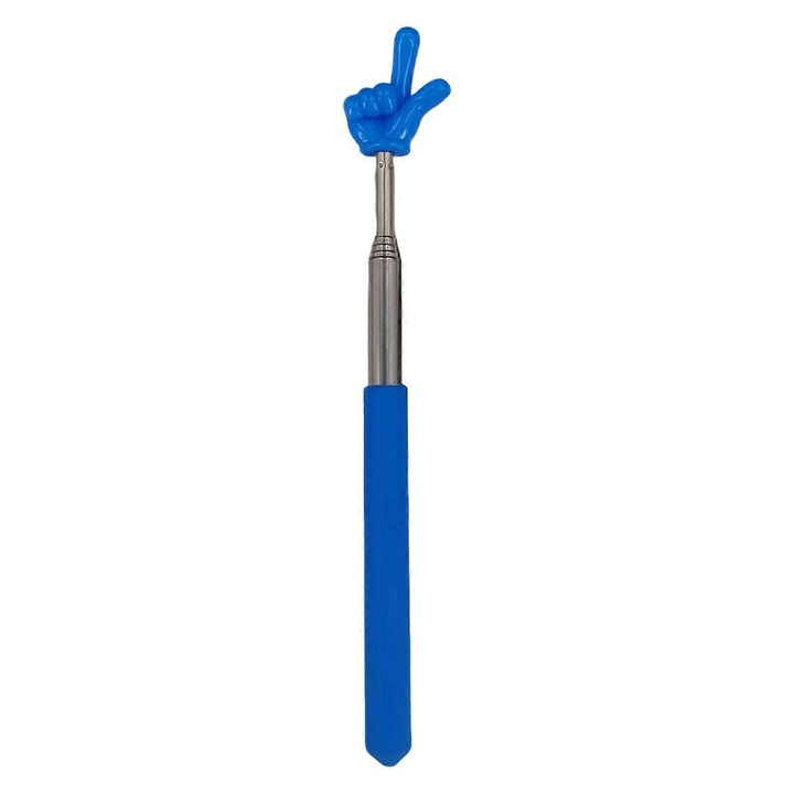 Kihúzható, fém, ujj design bemutató pálca, 21cm