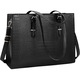 Geanta laptop pentru femei, 15.6 inch, capacitate mare, impermeabila, neagra