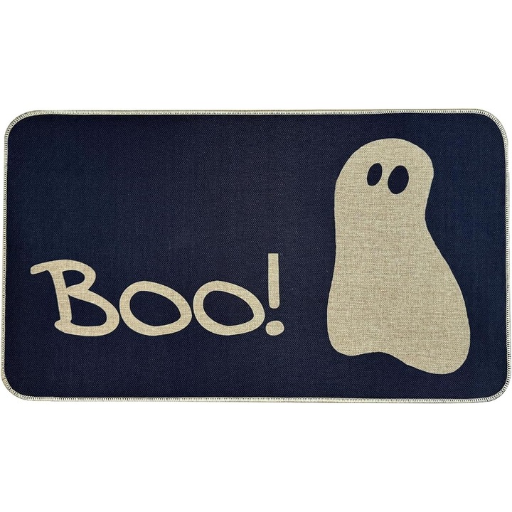 Halloween bejárati szőnyeg, 40x60cm, újrahasznosítható anyag, csúszásgátló, beltéri-kültéri