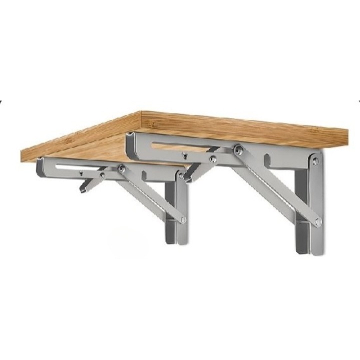 Сгъваема стенна маса, ПДЧ, 50 х 80см БЯЛО