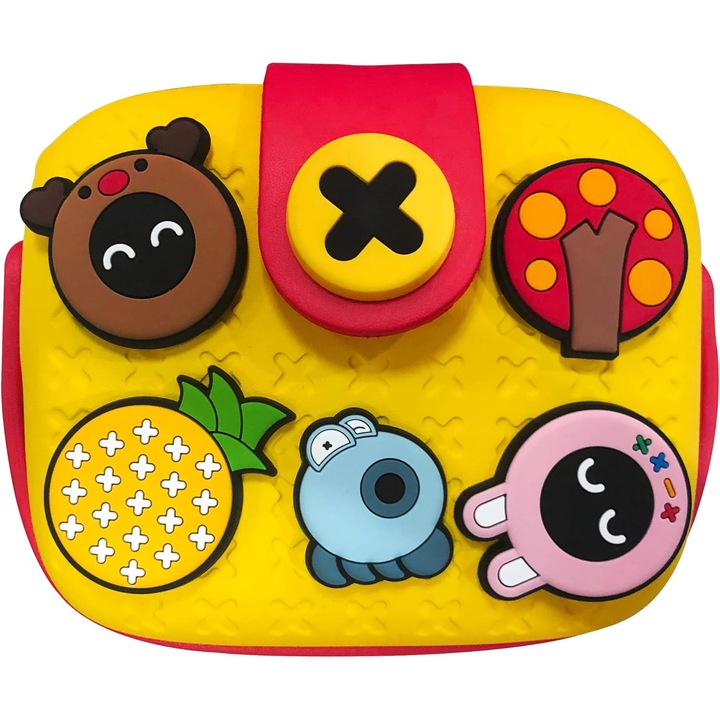 Gyermek crossbody táska, szennyeződésálló anyag, sárga