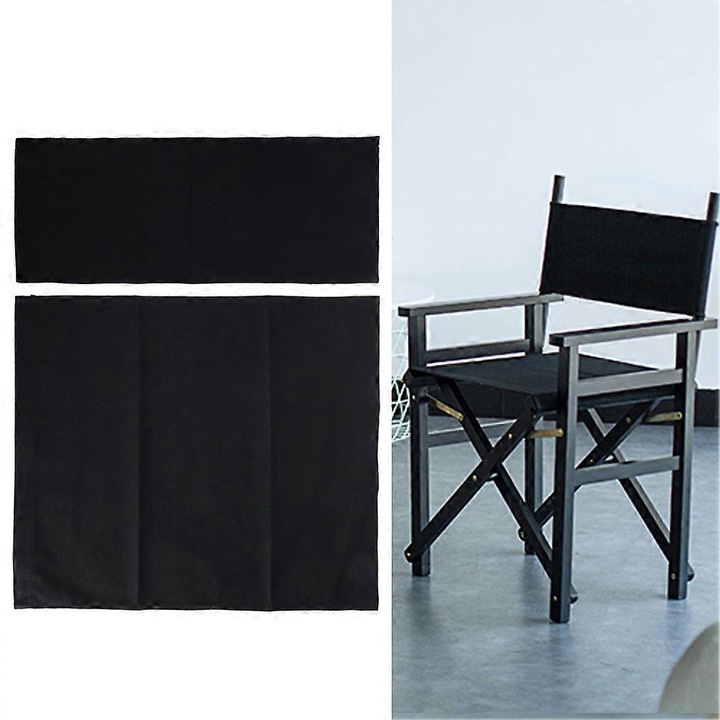 Комплект калъфи за директорски стол, 52см x 42см и 52.5см x 19.5см, материал канава, многоцветен