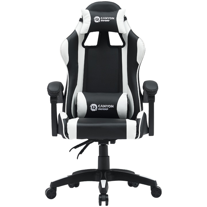 Scaun gaming ergonomic Core SGCH2, 1.5 mm cadru metalic, piele ecologica PU, negru, 150-175 cm