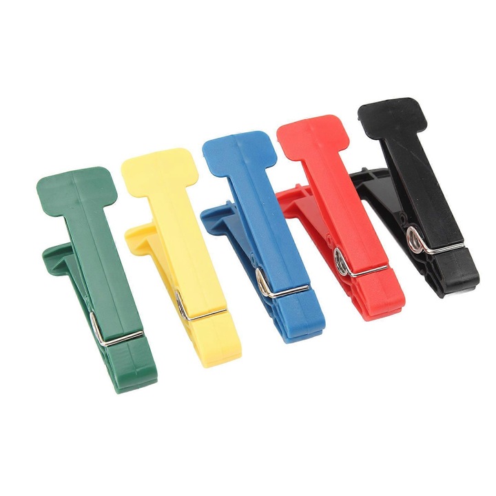 Set 5 Aparate de masaj pentru intarirea degetelor, plastic ABS, 114g, compact