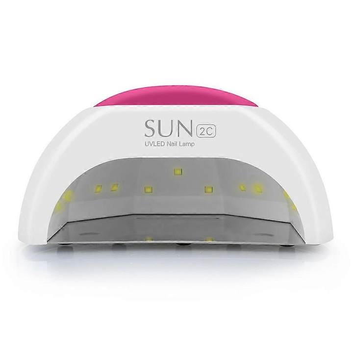 Lampa UV LED 48W pentru unghii, 3 temporizatoare, design fara durere