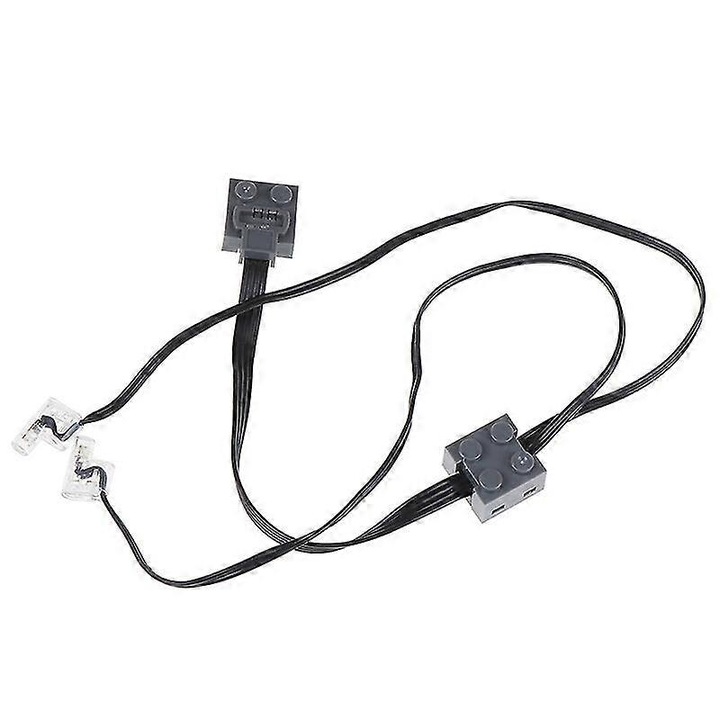 Cabl LED 37cm pentru blocuri de constructie, gri, set