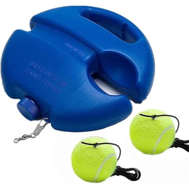 Set antrenament tenis, 2 mingi tenis, design ergonomic