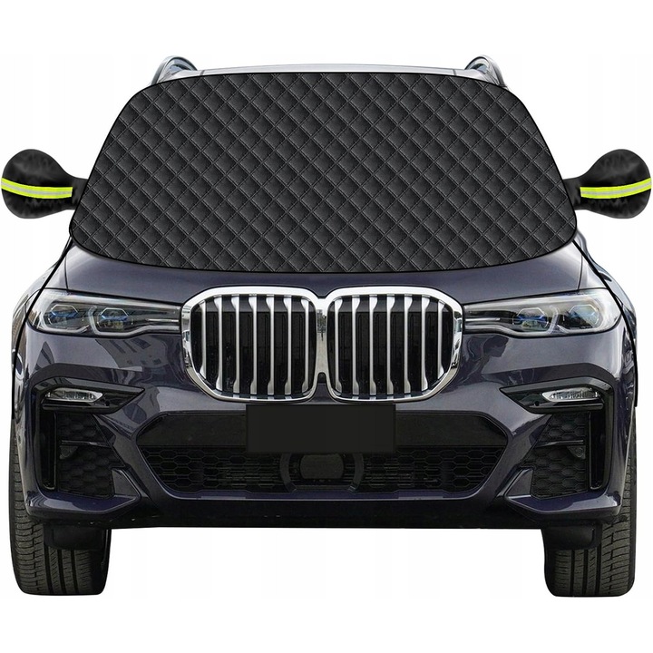 Сенник за кола, Зимно покривало, 157x126см, 9 магнита, пълна защита