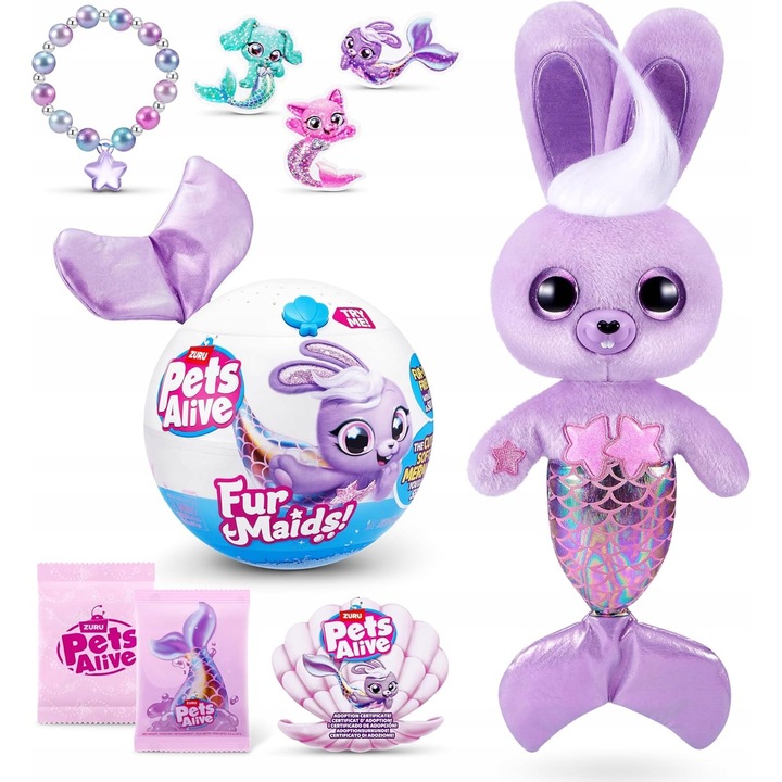 Jucarie de plus interactiva ZURU, lumini si sunete