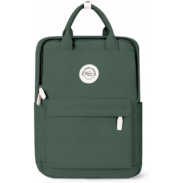 Unisex iskolai hátizsák, vízálló, 27x12x36cm, 12 literes űrtartalom, 14 hüvelykes laptoptartó zsebbel