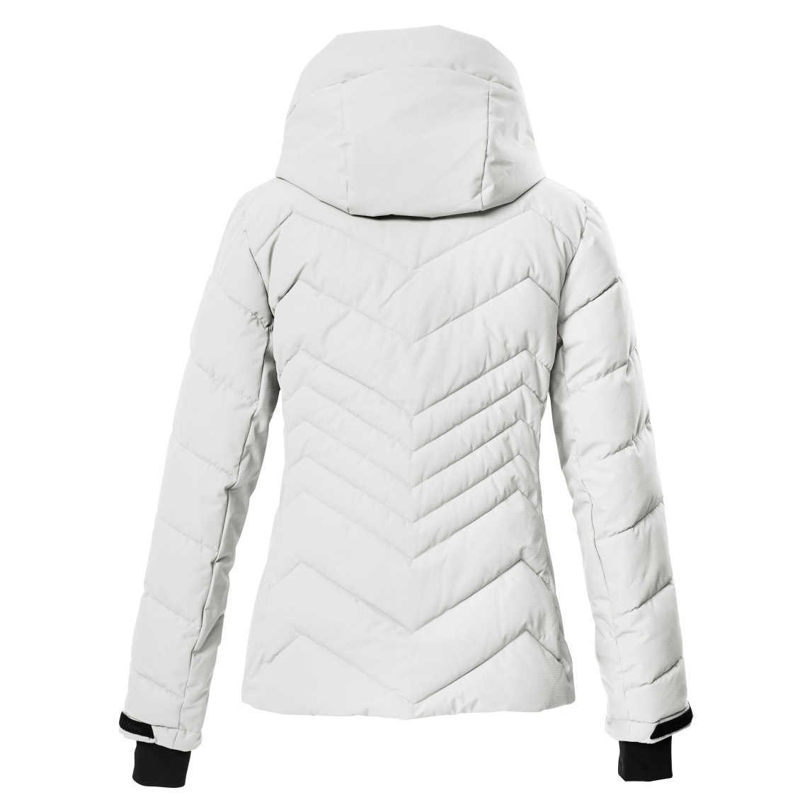 killtec dames Gewatteerde ski-jas/functionele jas met capuchon en