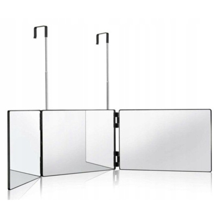 Lustru 3-licowe, Mirror, lusterko samoprzycinajace, 30,5x20x2,8cm, set