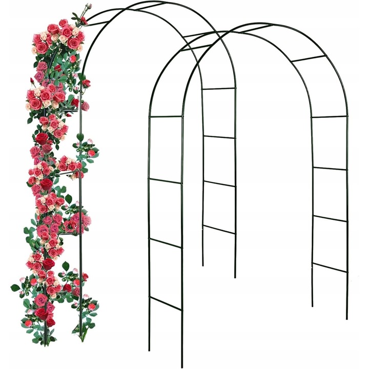 Suport metalic pentru plante, 240x140x38cm