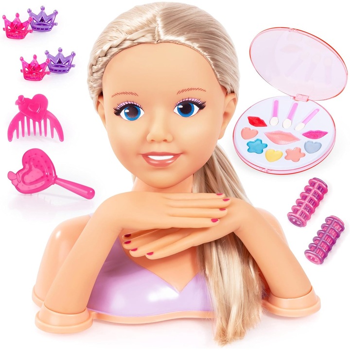 Charlene Super Model stílusbaba, kiegészítőkkel, 27 cm, szőke