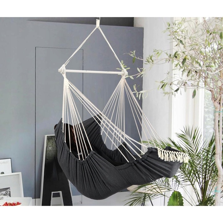 Fotel függőágy, 2 párna, többszínű, szett