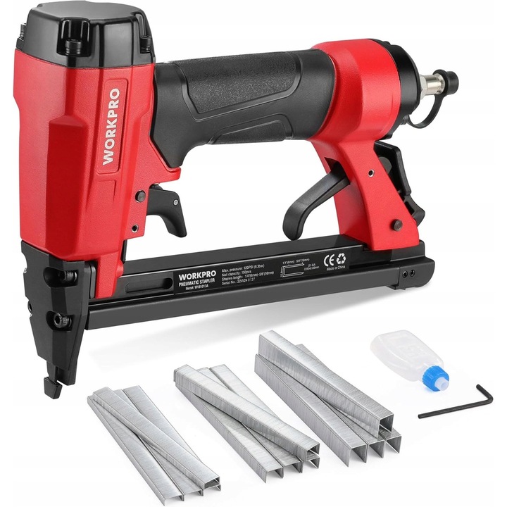 Capsator pneumatic, 1500 agrafe tip 80, 6-16mm, design ergonomic, capacitate 150 agrafe