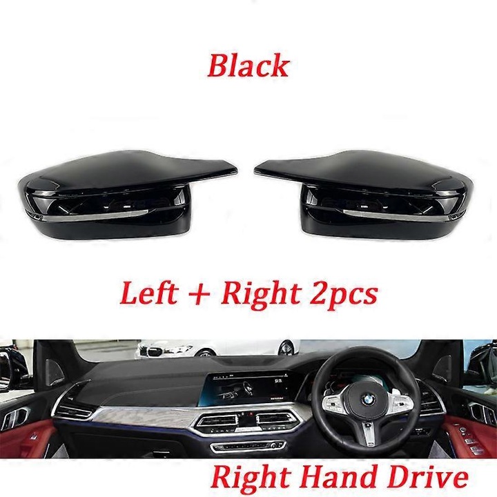 Capace oglinzi laterale auto pentru BMW 3 4 5 7 8, negru