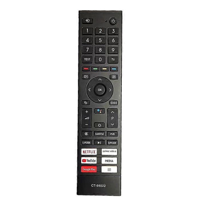 Telecomanda pentru TV Toshiba, neagra, 1 set, fara baterii