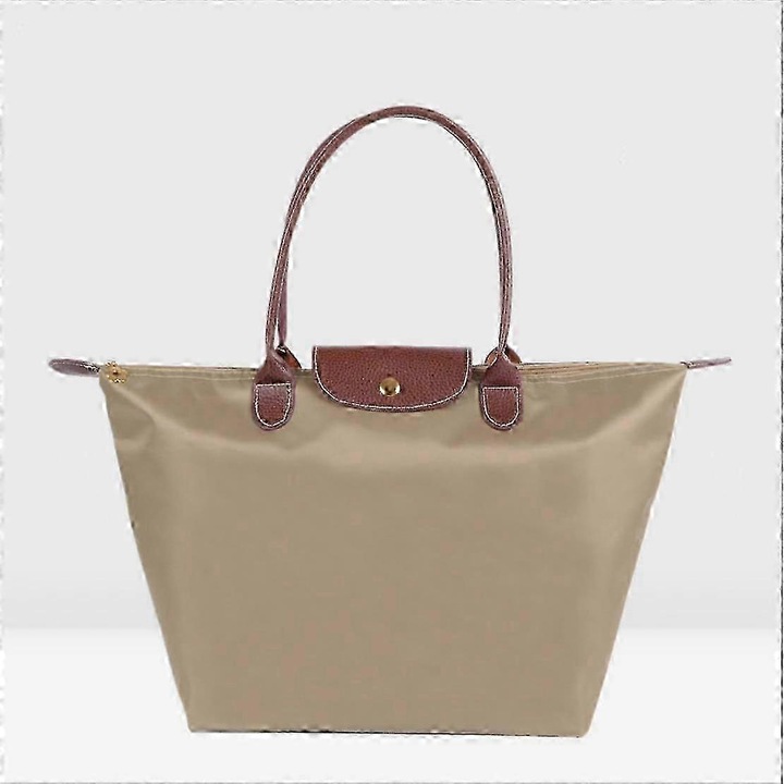 Geanta de umar din material Oxford, culoare kaki, pliabila, impermeabila, 52x32x20cm