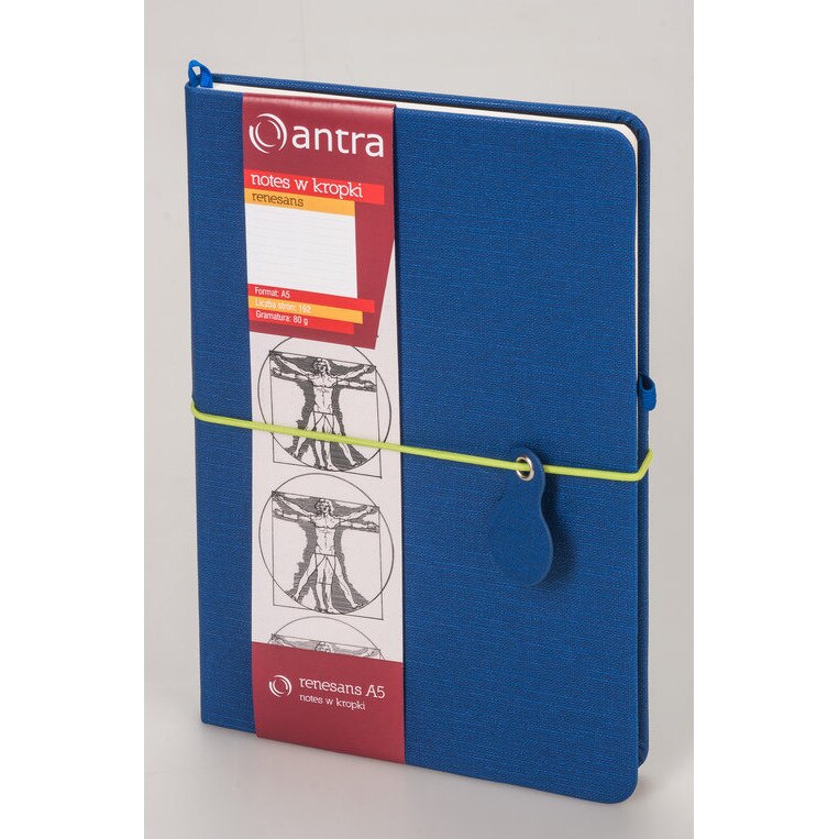 Caiet notite Antra, Format A5, Bleumarin