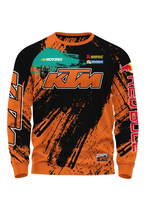 Bluza barbati motocross KTM 104.95, maneca lunga, multicolor