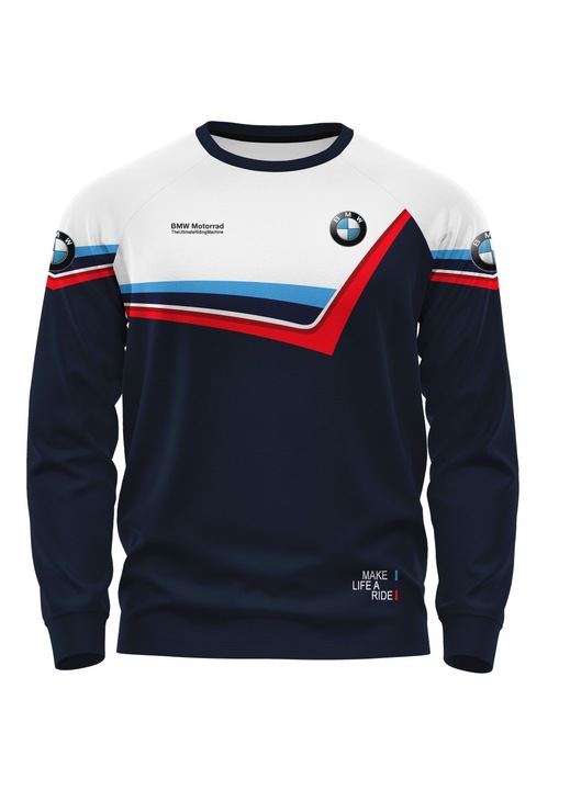 Bluza barbati motocross BMW 104.97, maneca lunga, multicolor
