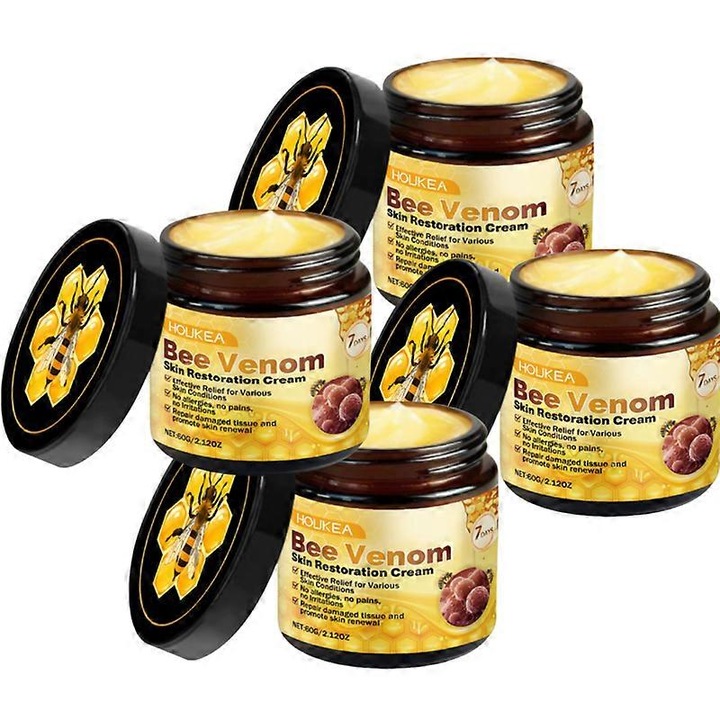 Arckrém méhméreggel, minden bőrtípusra, 4 darabos szett, mélyhidratáló, 50ml