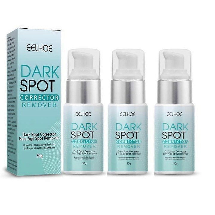 Krém foltok eltávolítására, 30g, bőrszín javítása, 3 darabos készlet