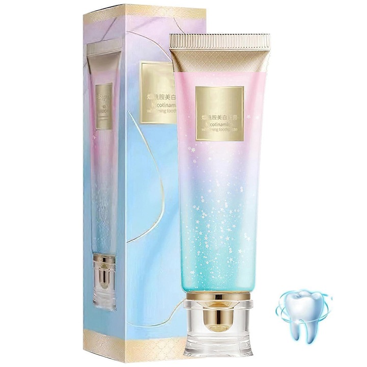 Niacinamid Dazzle White fogkrém, 100g, hatékony tisztítás, folteltávolítás