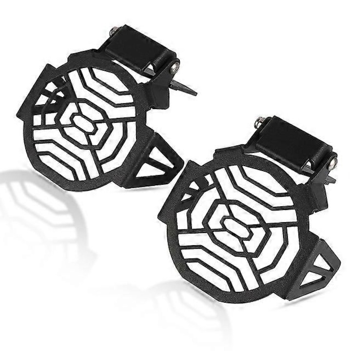 Protectie faruri ceturi moto, 2 buc, aluminiu, negru, pentru BMW R1200GS Adventure, F800GS
