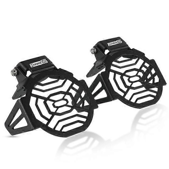 Protectie faruri pentru motocicleta, 2 bucati, aluminiu, negru, pentru BMW R1200GS Adventure