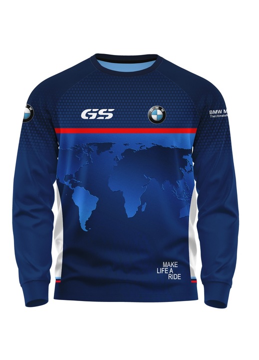 Bluza barbati motocross BMW Motorrad 105.13, maneca lunga, multicolor