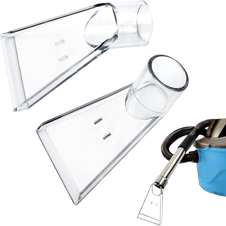 Set 2 duze aspirator, cap rotativ transparent, 32/35mm, 3.54x5.9 inches