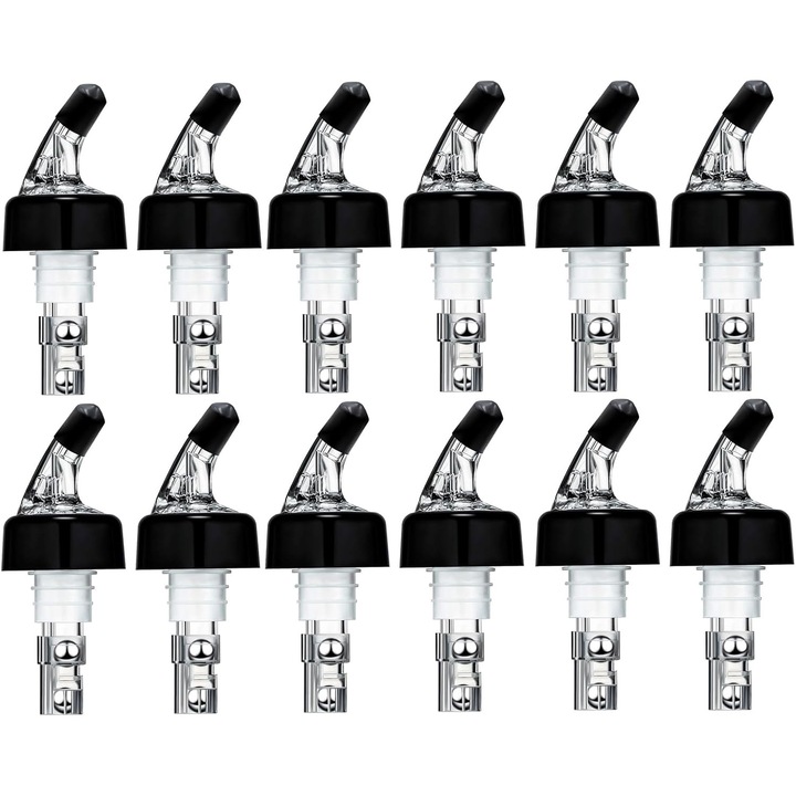Dispenser cocktail 1.5 oz, set 12 bucati, pentru masurare, instrument bar, multicolor