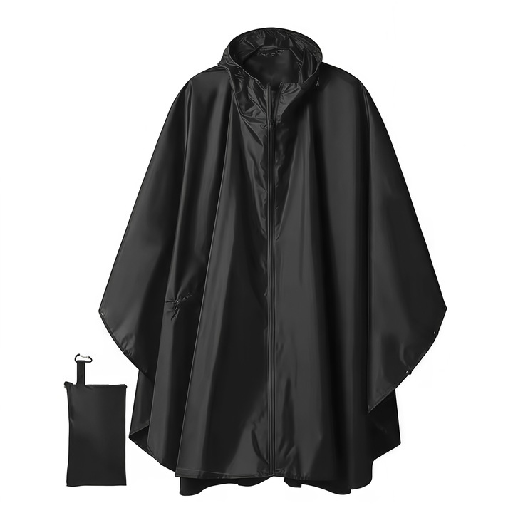 Pelerina de ploaie unisex, impermeabila, material premium, pliabila, Universal