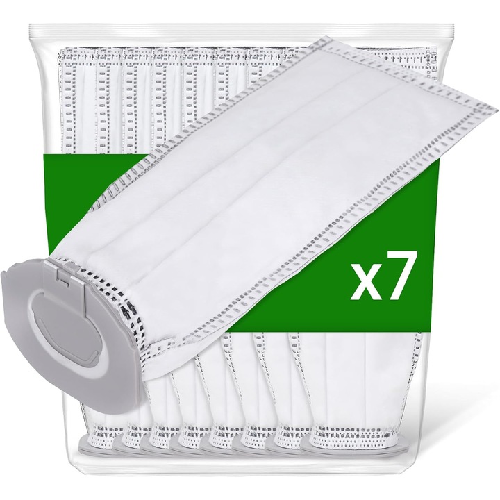 Set 7 saci de schimb pentru aspiratorul Kobold VK7 FP7, filtrare eficienta, design etans