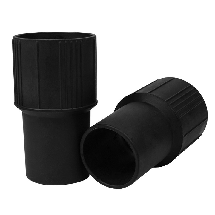 Set 2 accesorii aspirator, conector furtun de aspirare apa, diametru interior 40mm, negru