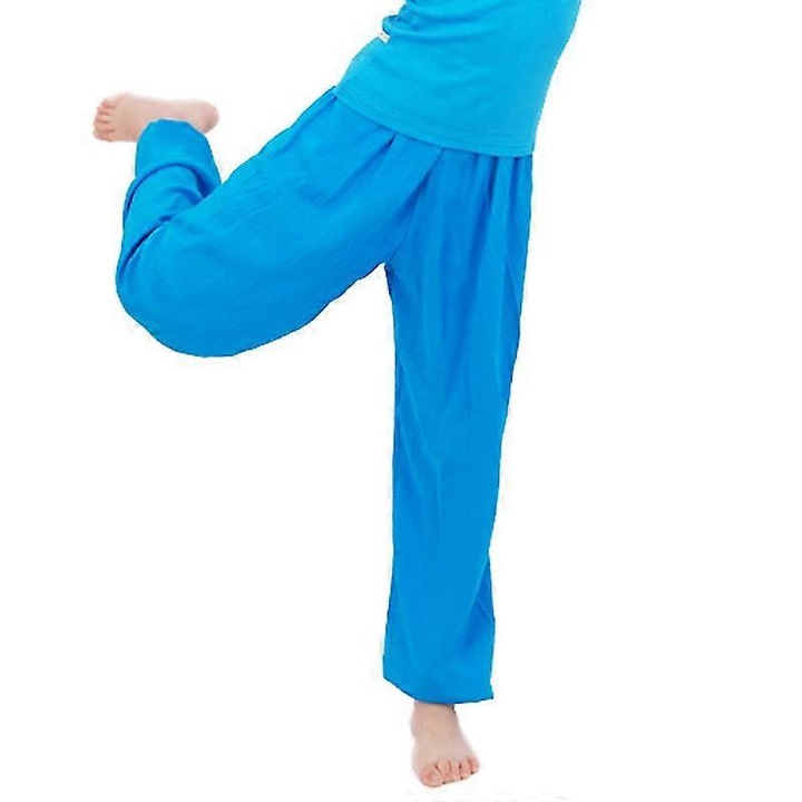 Gyermek nadrág, Aladdin, bő, tánchoz, kék, pamut