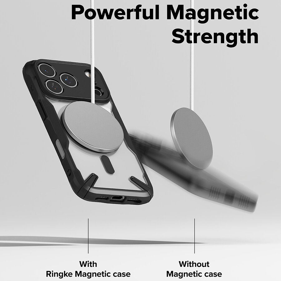 Husa pentru iPhone 17 Pro Max - Ringke Fusion X MagSafe - Black