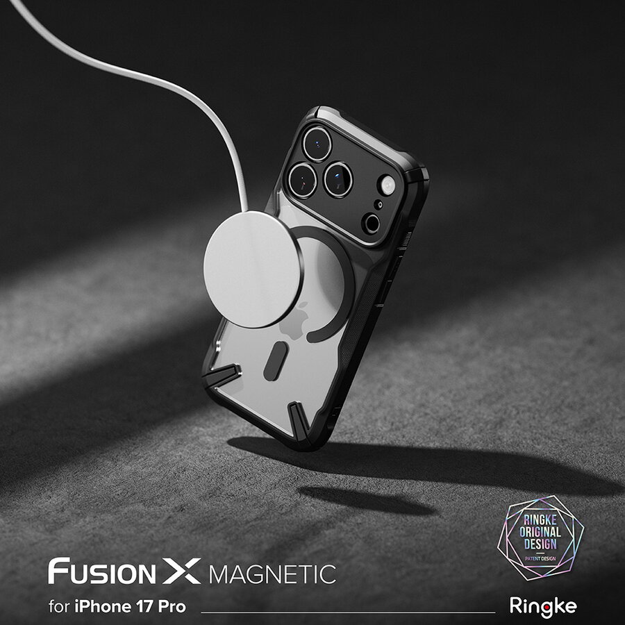 Husa pentru iPhone 17 Pro Max - Ringke Fusion X MagSafe - Black