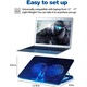 Cooler laptop 14-15.6 inch, design ergonomic, 2 ventilatoare silentioase, USB, portabil