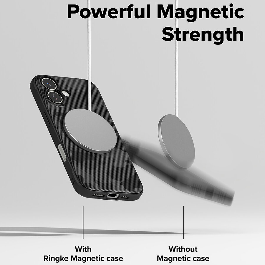 Husa pentru iPhone 17 - Ringke Onyx MagSafe - Camo Black