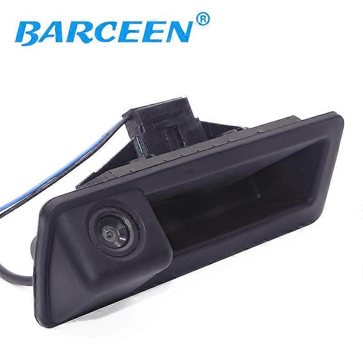 Camera de marsarier pentru BMW X5 X1 X6 E39 E46 E53 E82 E88 E84 E90 E91 E92 E93 E60 E61 E70 E71 E72, rezistenta la apa, unghi larg de vizualizare