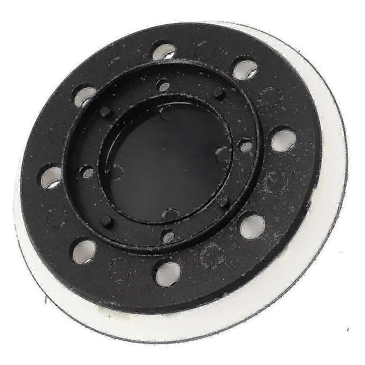 Disc de slefuire cu suport, 5 inch, 8 gauri, alb-negru, pentru Festool ES125, ETS 125, ETSC 125 EQ, set