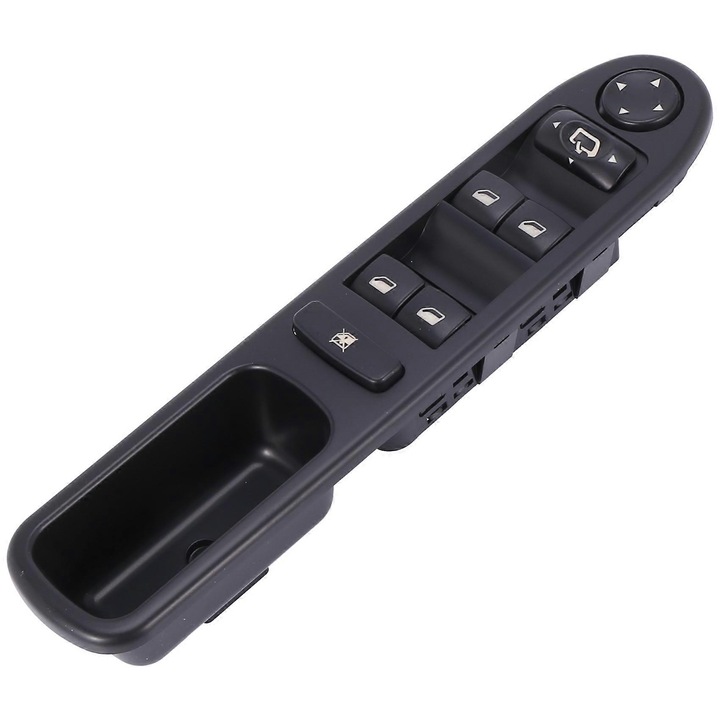 Panou de control pentru fereastra auto Peugeot 307 Break 2000-2014, 307SW 2002-2014, 307CC 2003-2014, negru, 9 pini