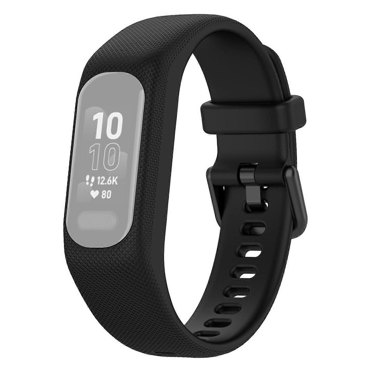 Szilikon szíj Garmin Vivosmart 5-höz, borvörös, méretek 117x86x37.8mm, szélesség 19.5mm, szett