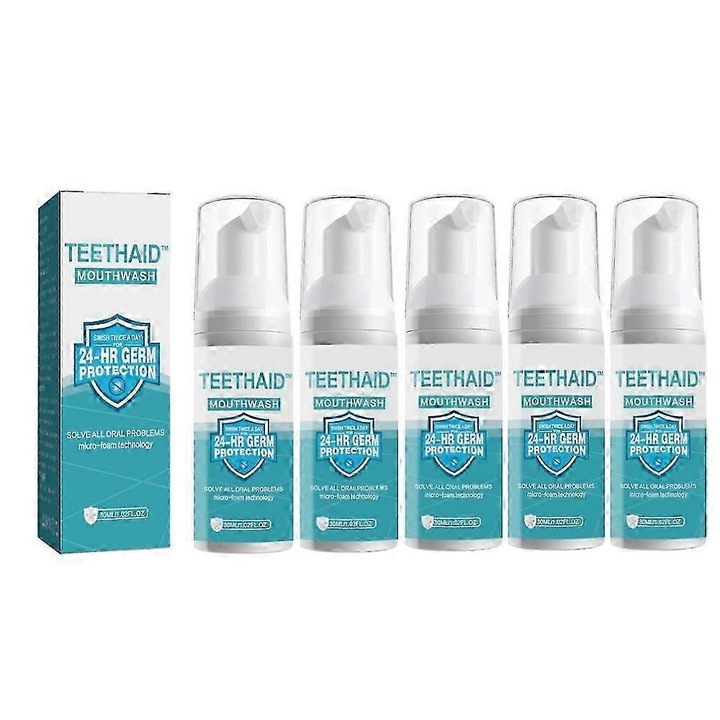 Пяна за избелване на зъби, 1 комплект, с натурални екстракти, без флуор, 150 мл