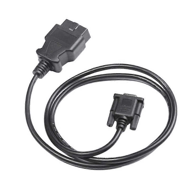 Adaptor OBD2 16 pini la DB9 9 pini, lungime 110cm, RS232